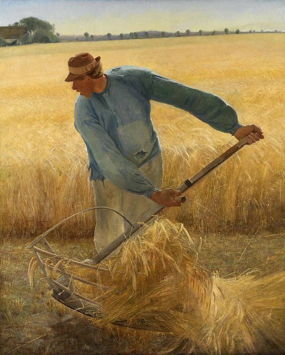 Laurits Andersen Ring (1854-1933) - Harvest. Kobenhavn (SMK) National Gallery of Denmark