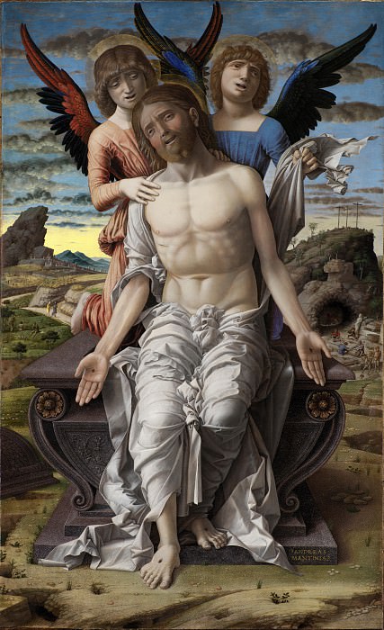 Andrea Mantegna (1430/41-1506) - Christ as the Suffering Redeemer. Kobenhavn (SMK) National Gallery of Denmark