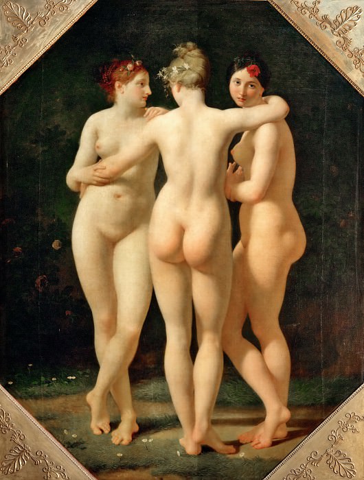 Jean-Baptiste Regnault (1754-1829) -- The Three Graces. Part 1 Louvre