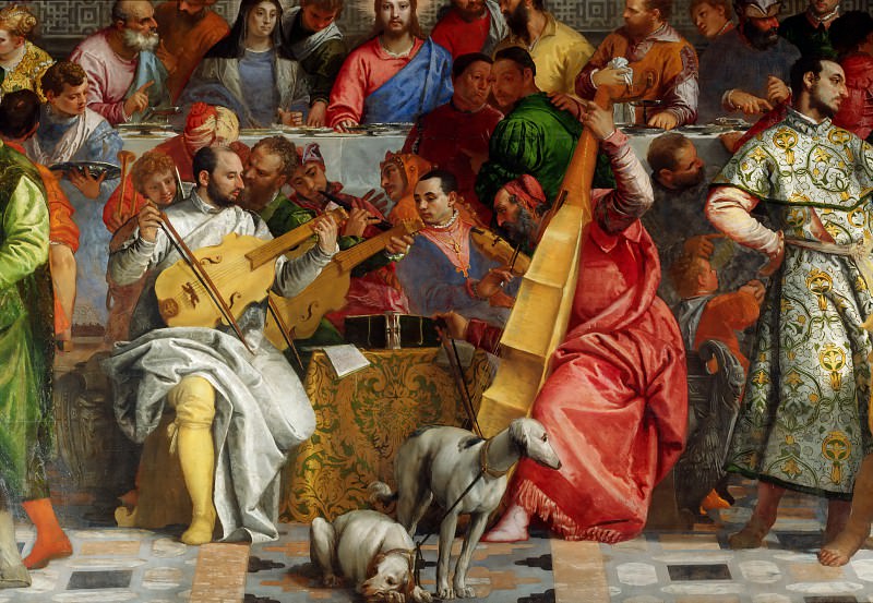 Веронезе (Паоло Кальяри) (Верона 1528 - 1588 Венеция) -- Брак в Кане. Part 1 Louvre