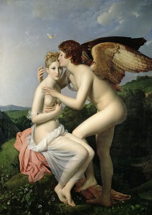 Gerard, Francois-Pascal-Simon (1770 Rome - 1837 Paris) -- Cupid and Psyche. Part 1 Louvre