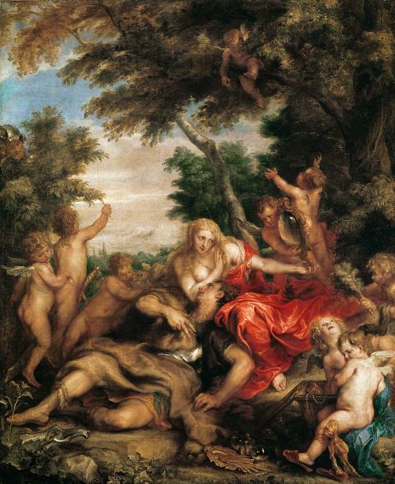 Anthony van Dyck -- Rinaldo and Armida. Part 1 Louvre