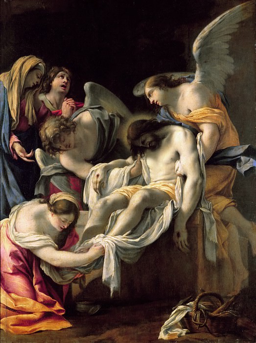 Вуэ, Симон (Париж 1590-1649) -- Погребение Христа. часть 1 Лувр
