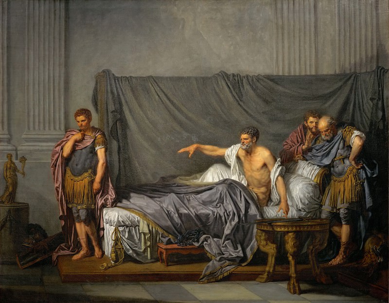 Грёз, Жан-Батист (1725 Турню - 1805 Париж) -- Септимий Север и Каракалла. часть 1 Лувр