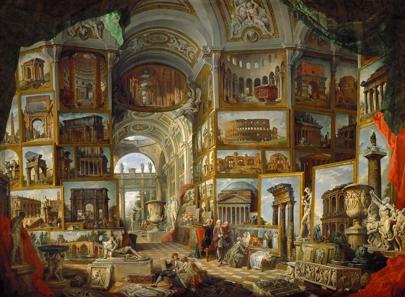 Giovanni Paolo Panini The Gallery Of Views Of Ancient Rome Part 1 