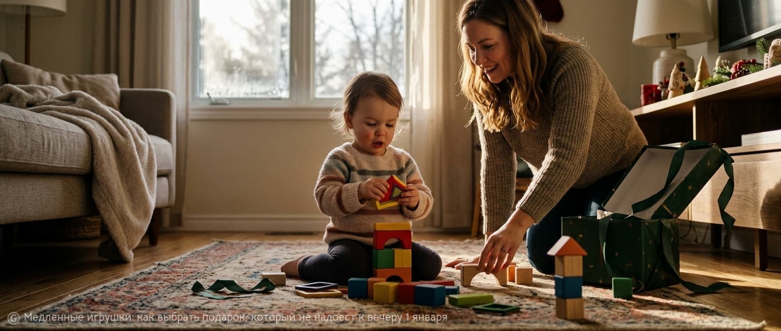 Slow Toys: How to Choose a Gift That Won’t Get Old by the Evening of January 1st